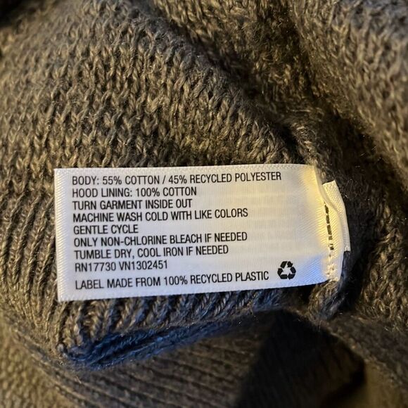 All in Motion small gray pullover sweater with hood NWT - 2800 - Picture 6 of 6